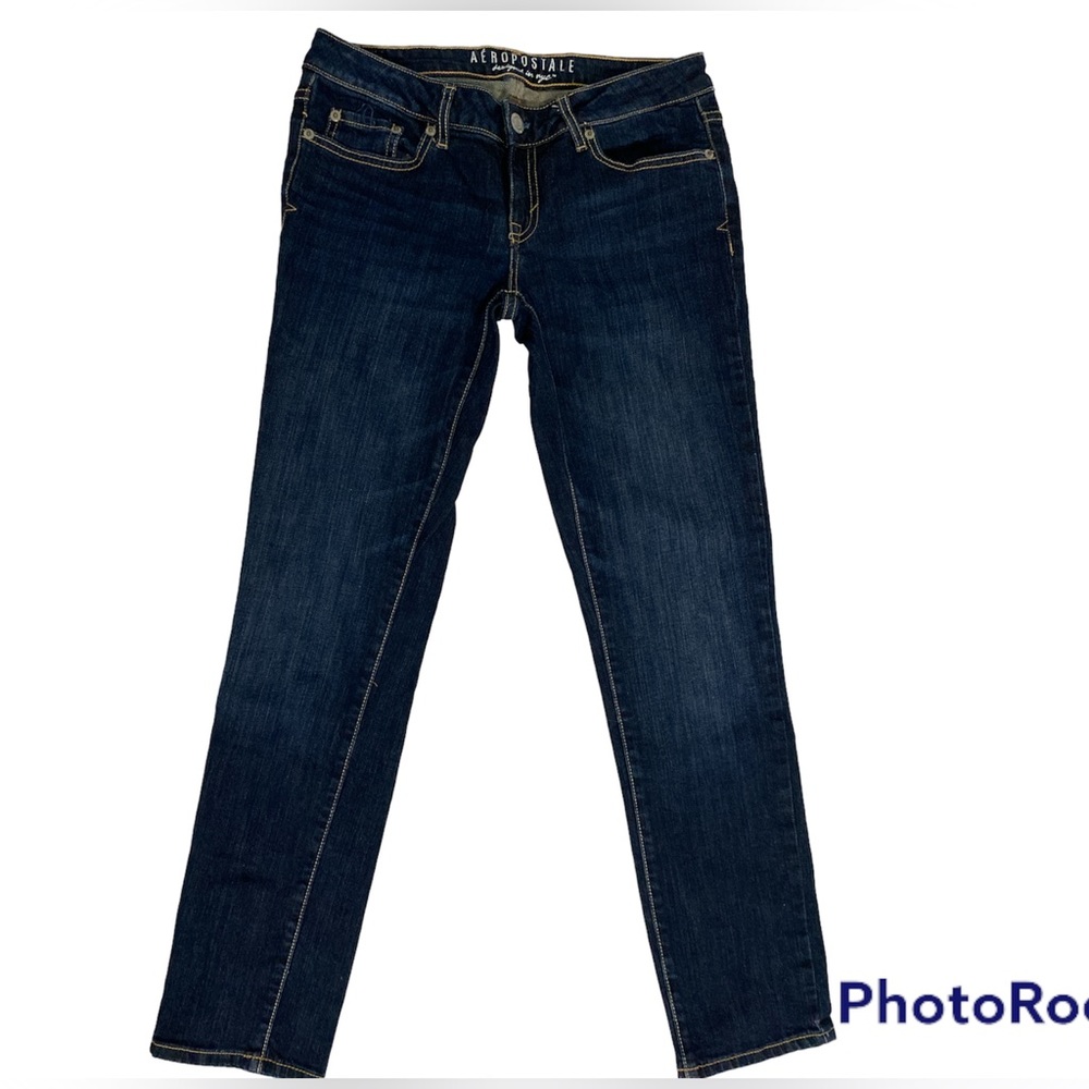 Aeropostale jeans dark wash skinny size 4 short